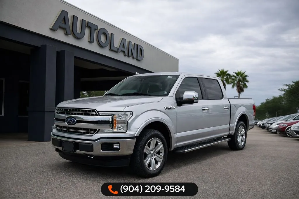 Silver 2018 Ford F-150 Lariat for sale in Jacksonville, FL