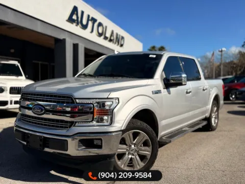 Silver 2018 Ford F-150 Lariat for sale in Jacksonville, FL