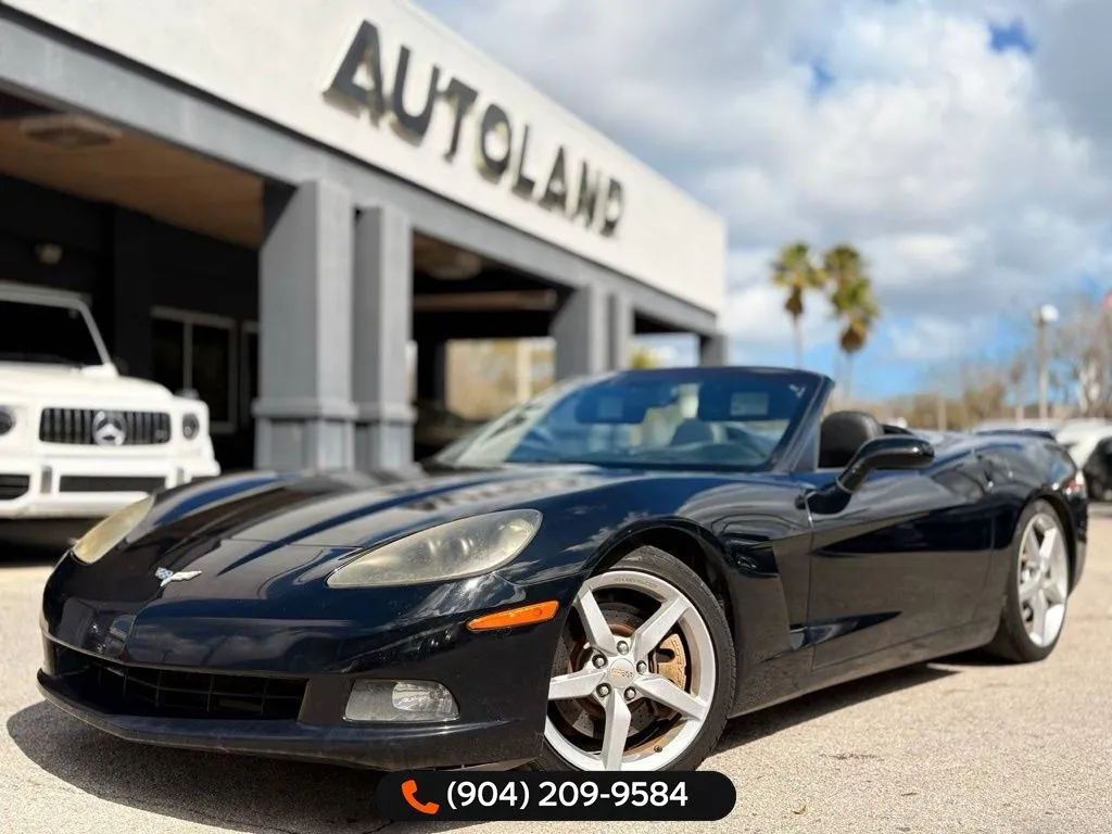 Black 2008 Chevrolet Corvette for sale in Jacksonville, FL