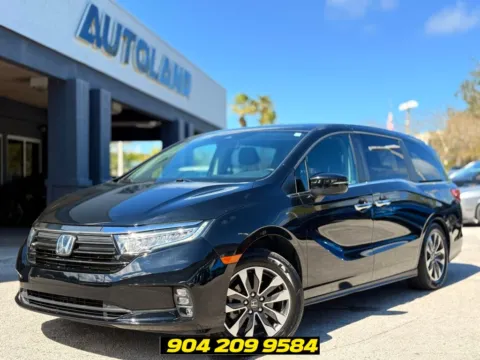 Black 2021 Honda Odyssey EX-L for sale in Jacksonville, FL
