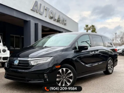 Black 2021 Honda Odyssey EX-L for sale in Jacksonville, FL