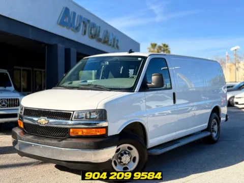 White 2023 Chevrolet Express 2500 Work Van for sale in Jacksonville, FL