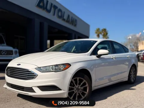 White 2017 Ford Fusion SE for sale in Jacksonville, FL
