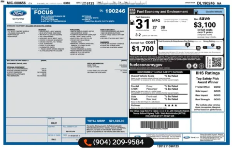 Photos of 2013 Ford Focus SE for sale in Jacksonville, FL at AUTOLAND