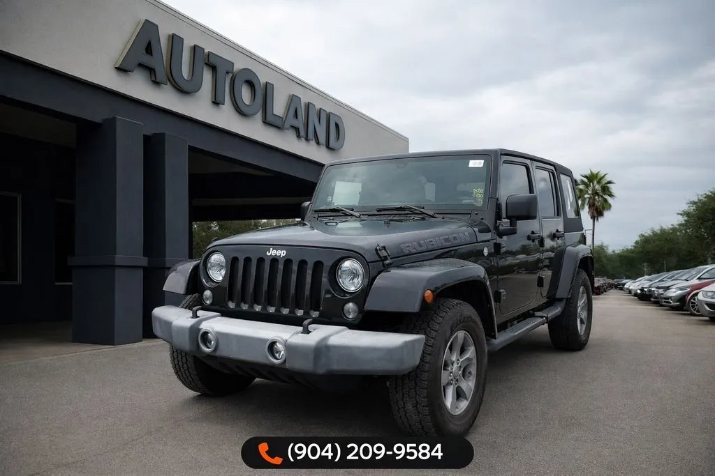 Black 2017 Jeep Wrangler Unlimited Rubicon for sale in Jacksonville, FL