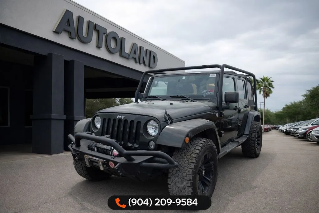 Black 2015 Jeep Wrangler Unlimited Sahara for sale in Jacksonville, FL