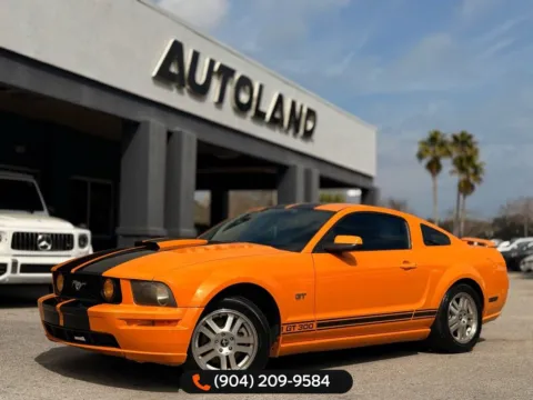 Orange 2007 Ford Mustang GT Premium for sale in Jacksonville, FL