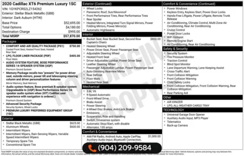 Photos of 2020 Cadillac XT6 Premium Luxury for sale in Jacksonville, FL at AUTOLAND