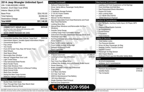 More photos of 2014 Jeep Wrangler Unlimited Sport at AUTOLAND, FL