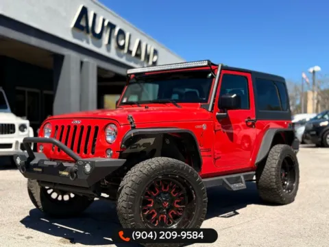 Red 2018 Jeep Wrangler JK Sport for sale in Jacksonville, FL