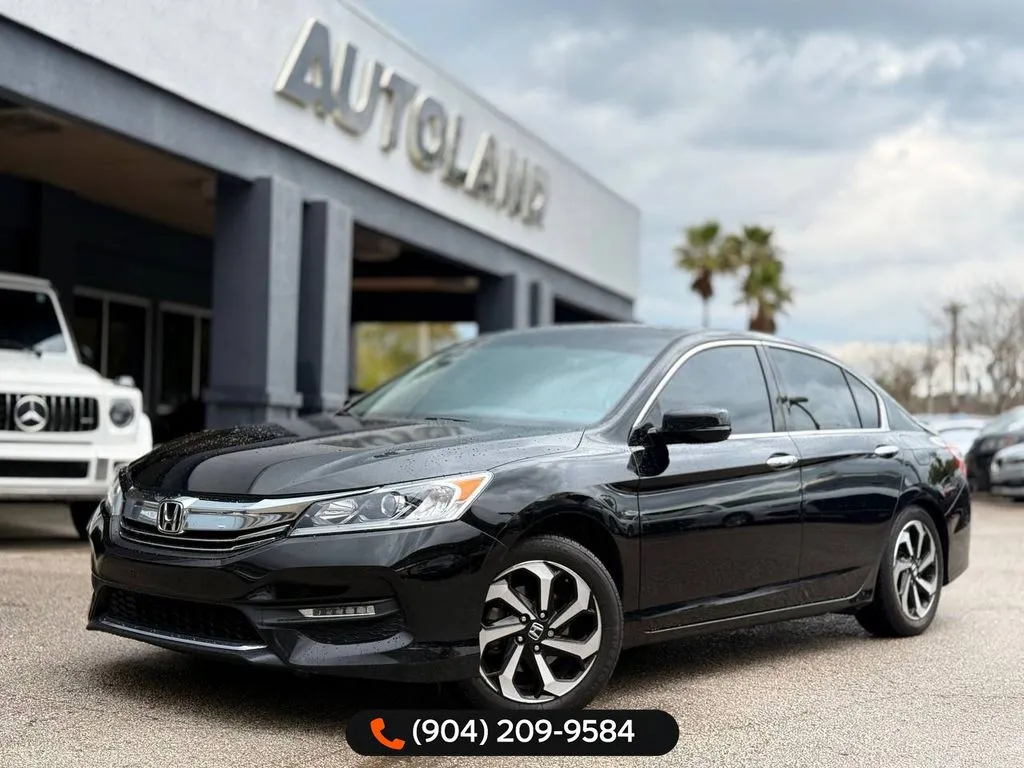 Black 2016 Honda Accord EX-L for sale in Jacksonville, FL