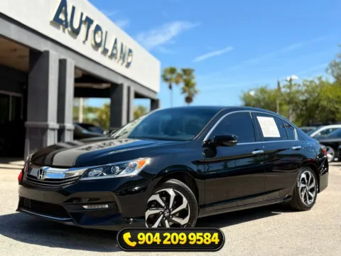 Black 2016 Honda Accord EX-L for sale in Jacksonville, FL