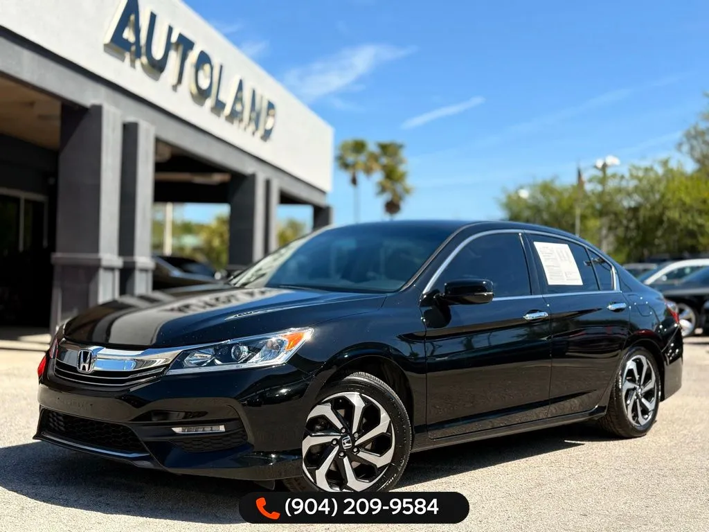 Black 2016 Honda Accord EX-L for sale in Jacksonville, FL
