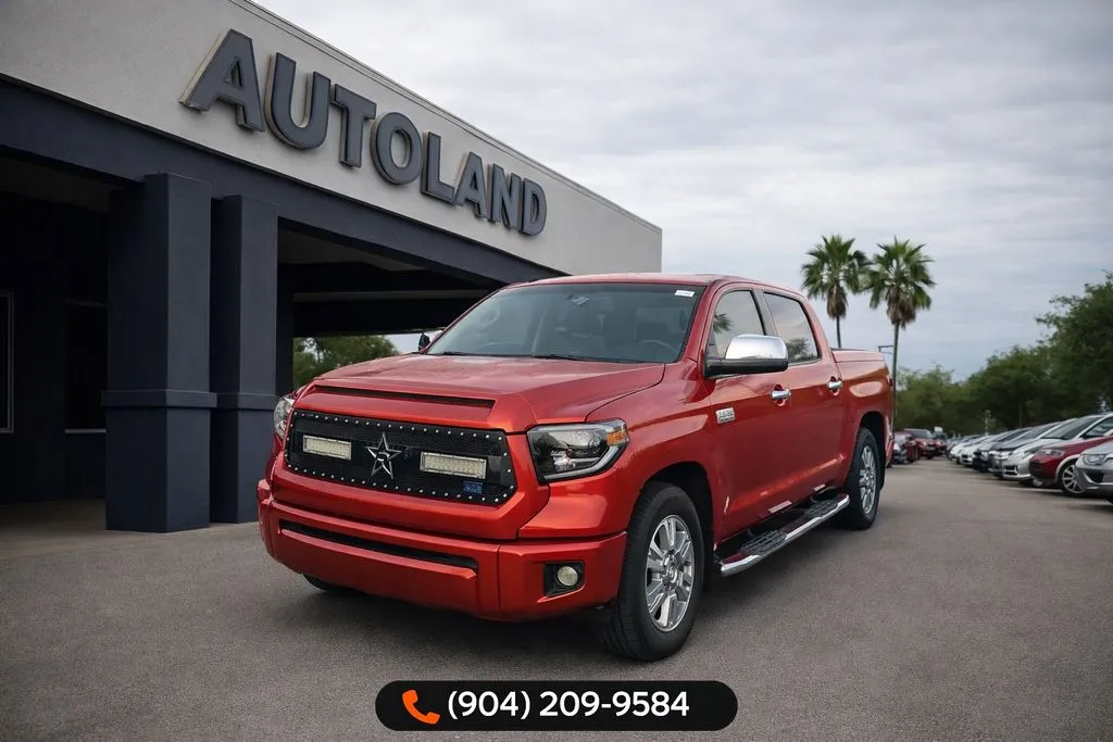 Red 2016 Toyota Tundra Platinum for sale in Jacksonville, FL