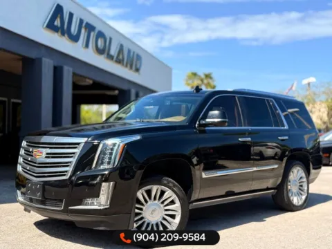 Black 2015 Cadillac Escalade Platinum Edition for sale in Jacksonville, FL
