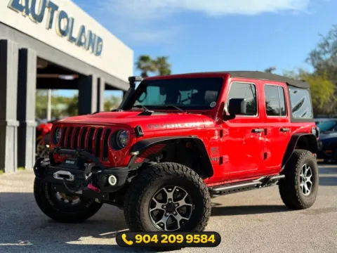 Red 2018 Jeep Wrangler Unlimited Rubicon for sale in Jacksonville, FL