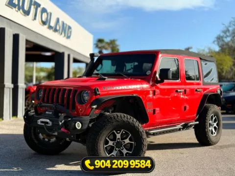 Red 2018 Jeep Wrangler Unlimited Rubicon for sale in Jacksonville, FL