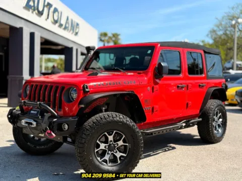 Red 2018 Jeep Wrangler Unlimited Rubicon for sale in Jacksonville, FL