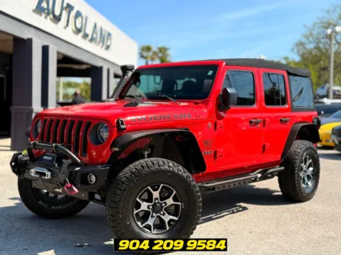 Red 2018 Jeep Wrangler Unlimited Rubicon for sale in Jacksonville, FL