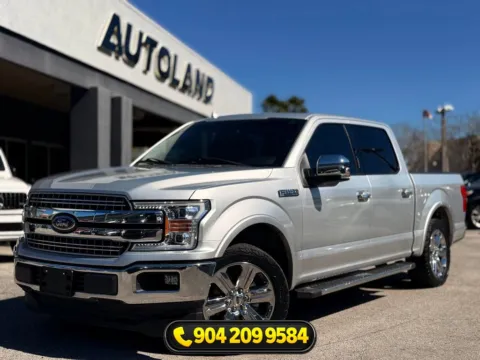 Silver 2018 Ford F-150 Lariat for sale in Jacksonville, FL