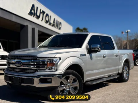 Silver 2018 Ford F-150 Lariat for sale in Jacksonville, FL