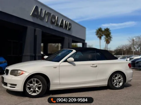 White 2008 BMW 1 Series 128i for sale in Jacksonville, FL