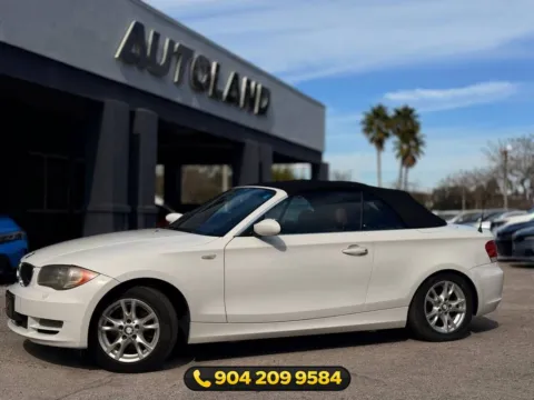 White 2008 BMW 1 Series 128i for sale in Jacksonville, FL