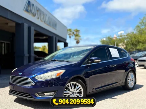 Blue 2016 Ford Focus Titanium for sale in Jacksonville, FL