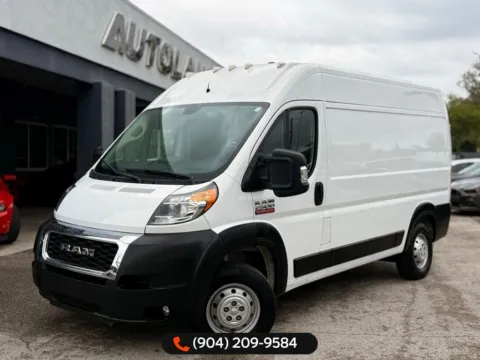 White 2021 Ram ProMaster 2500 High Roof for sale in Jacksonville, FL