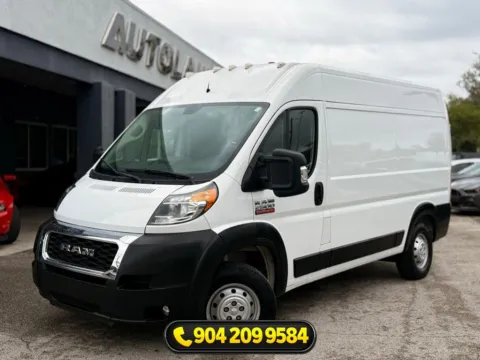 White 2021 Ram ProMaster 2500 High Roof for sale in Jacksonville, FL
