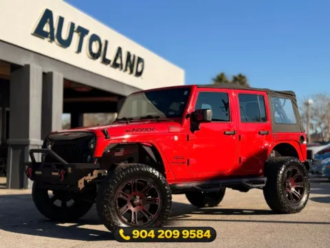 Red 2018 Jeep Wrangler JK Unlimited Sport for sale in Jacksonville, FL