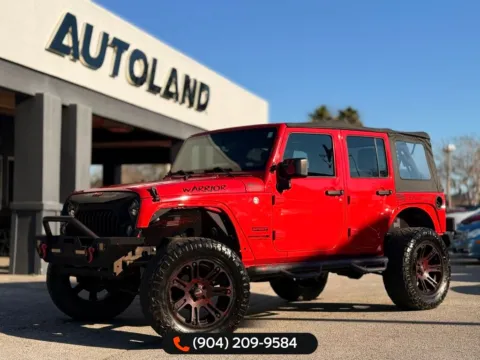 Red 2018 Jeep Wrangler JK Unlimited Sport for sale in Jacksonville, FL