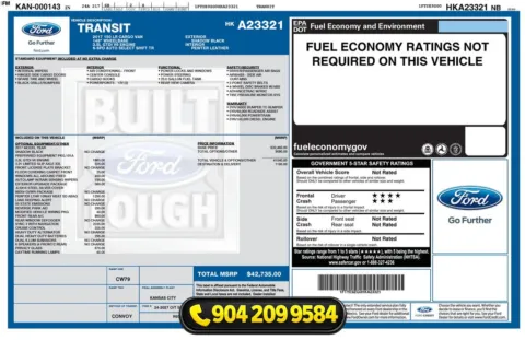 Photos of 2017 Ford Transit-150 for sale in Jacksonville, FL at AUTOLAND