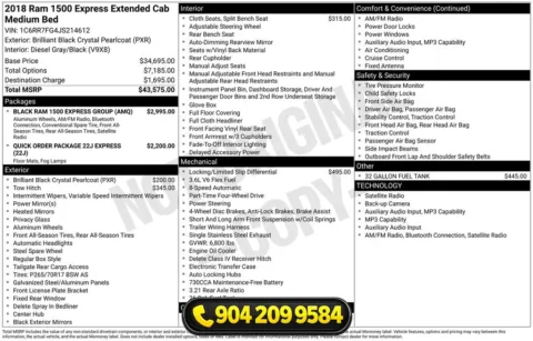 Photos of 2018 Ram 1500 Express for sale in Jacksonville, FL at AUTOLAND