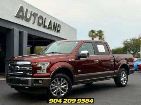 Red 2017 Ford F-150 King Ranch for sale in Jacksonville, FL