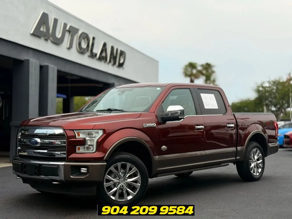 Red 2017 Ford F-150 King Ranch for sale in Jacksonville, FL