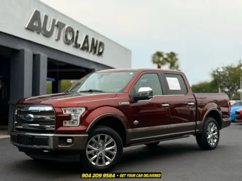 Red 2017 Ford F-150 King Ranch for sale in Jacksonville, FL