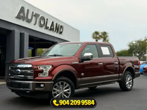 Red 2017 Ford F-150 King Ranch for sale in Jacksonville, FL
