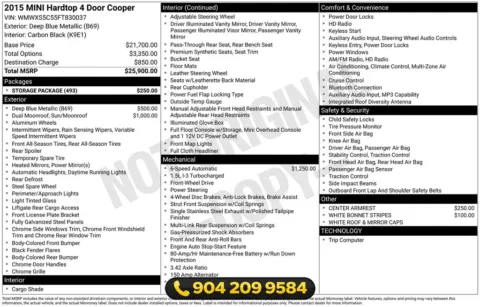 Photos of 2015 MINI Cooper for sale in Jacksonville, FL at AUTOLAND