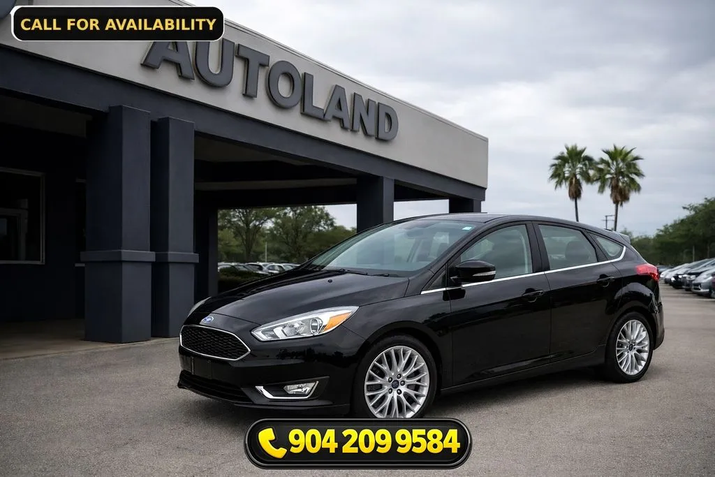 Black 2017 Ford Focus Titanium for sale in Jacksonville, FL
