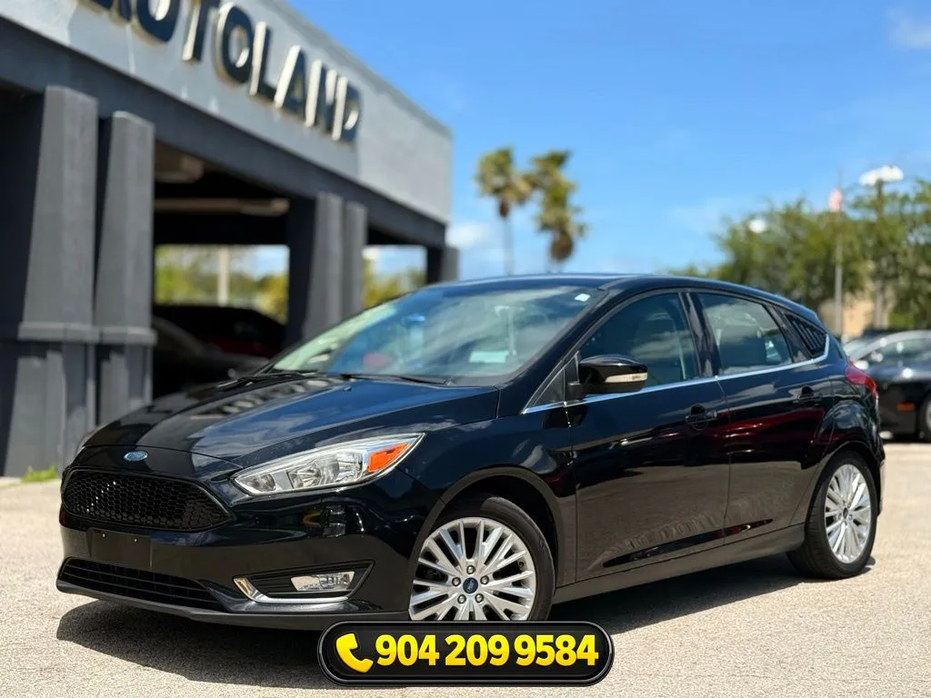 Black 2017 Ford Focus Titanium for sale in Jacksonville, FL
