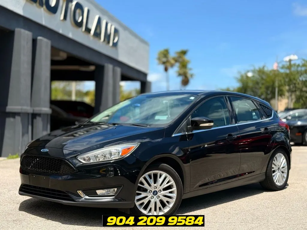 Black 2017 Ford Focus Titanium for sale in Jacksonville, FL