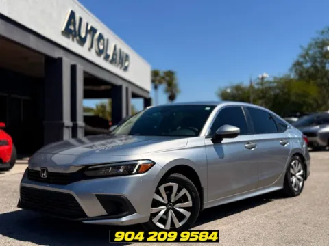 Silver 2023 Honda Civic LX for sale in Jacksonville, FL