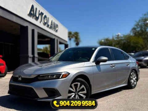 Silver 2023 Honda Civic LX for sale in Jacksonville, FL
