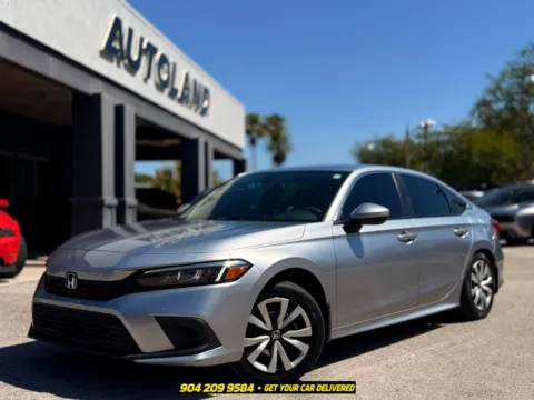 Silver 2023 Honda Civic LX for sale in Jacksonville, FL