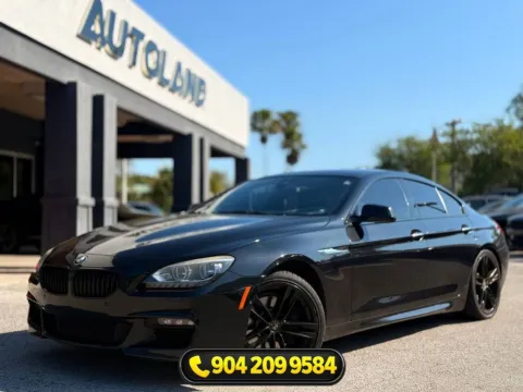 Black 2015 BMW 6 Series 640i Gran Coupe for sale in Jacksonville, FL