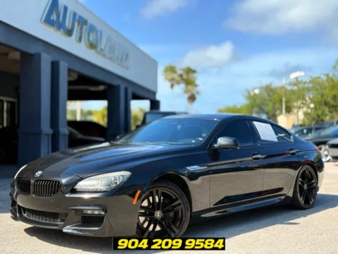 Black 2015 BMW 6 Series 640i Gran Coupe for sale in Jacksonville, FL