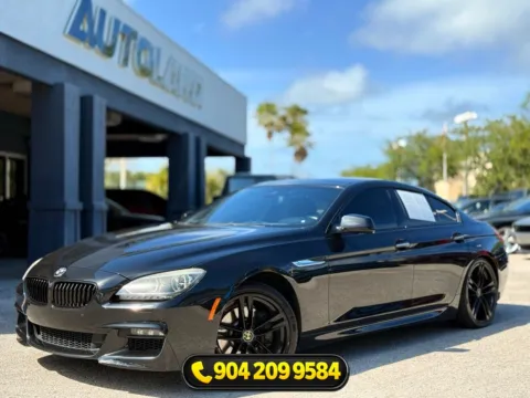 Black 2015 BMW 6 Series 640i Gran Coupe for sale in Jacksonville, FL
