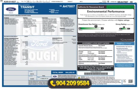 Photos of 2022 Ford Transit-250 for sale in Jacksonville, FL at AUTOLAND