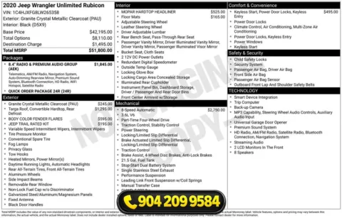 More photos of 2020 Jeep Wrangler Unlimited Rubicon at AUTOLAND, FL